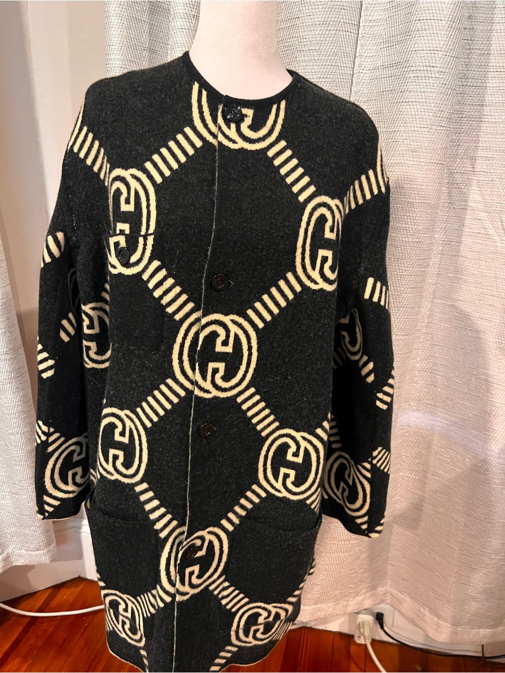 Oversized Gucci Cardigan-reversible - Gem